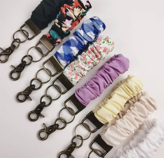 Scrunchie Wristlet Keychain