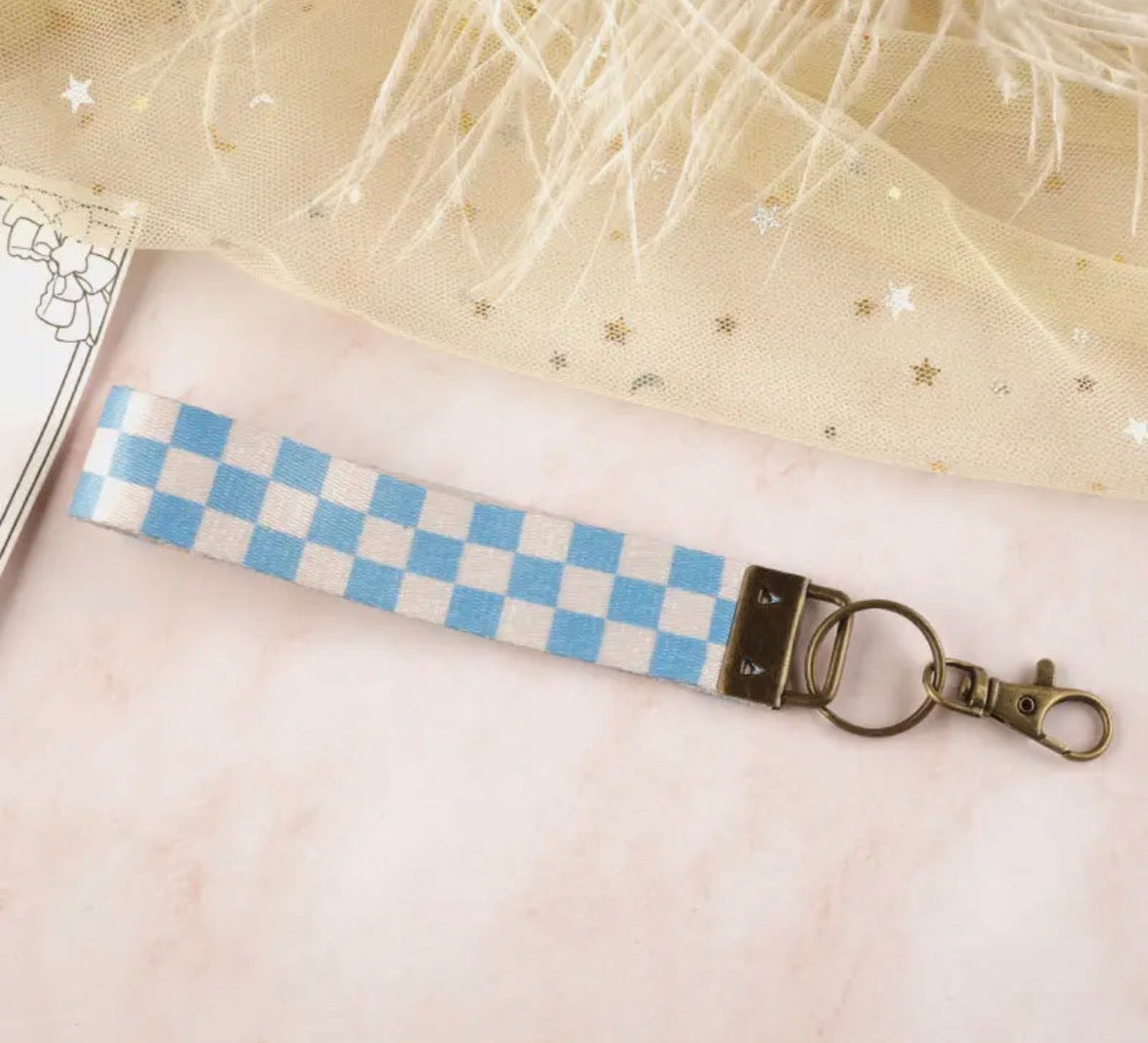 Boho Wristlet Keychain