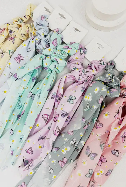 Butterfly Long Tail Scrunchie (Pre-Order)