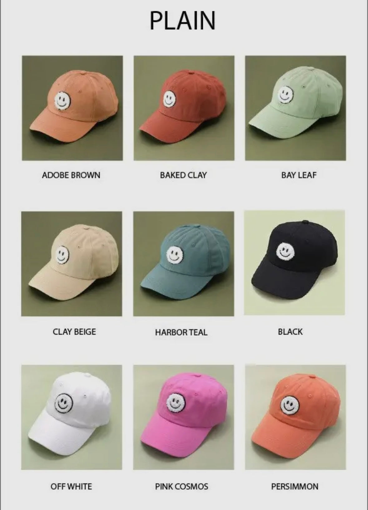 Washed Sherpa Happy Face Baseball Cap