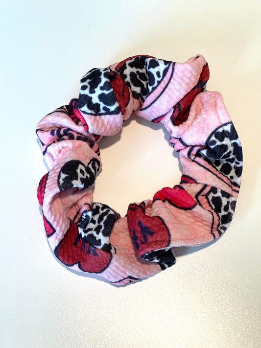 Pink Western Scrunchie (PRE-ORDER)