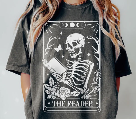Skeleton The Reader Shirt (Pre-Order)