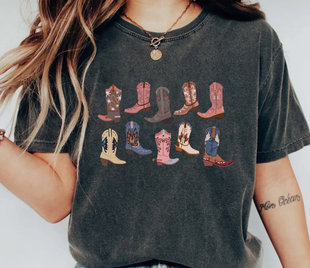 Cowgirl Boots Tee (Pre-Order)