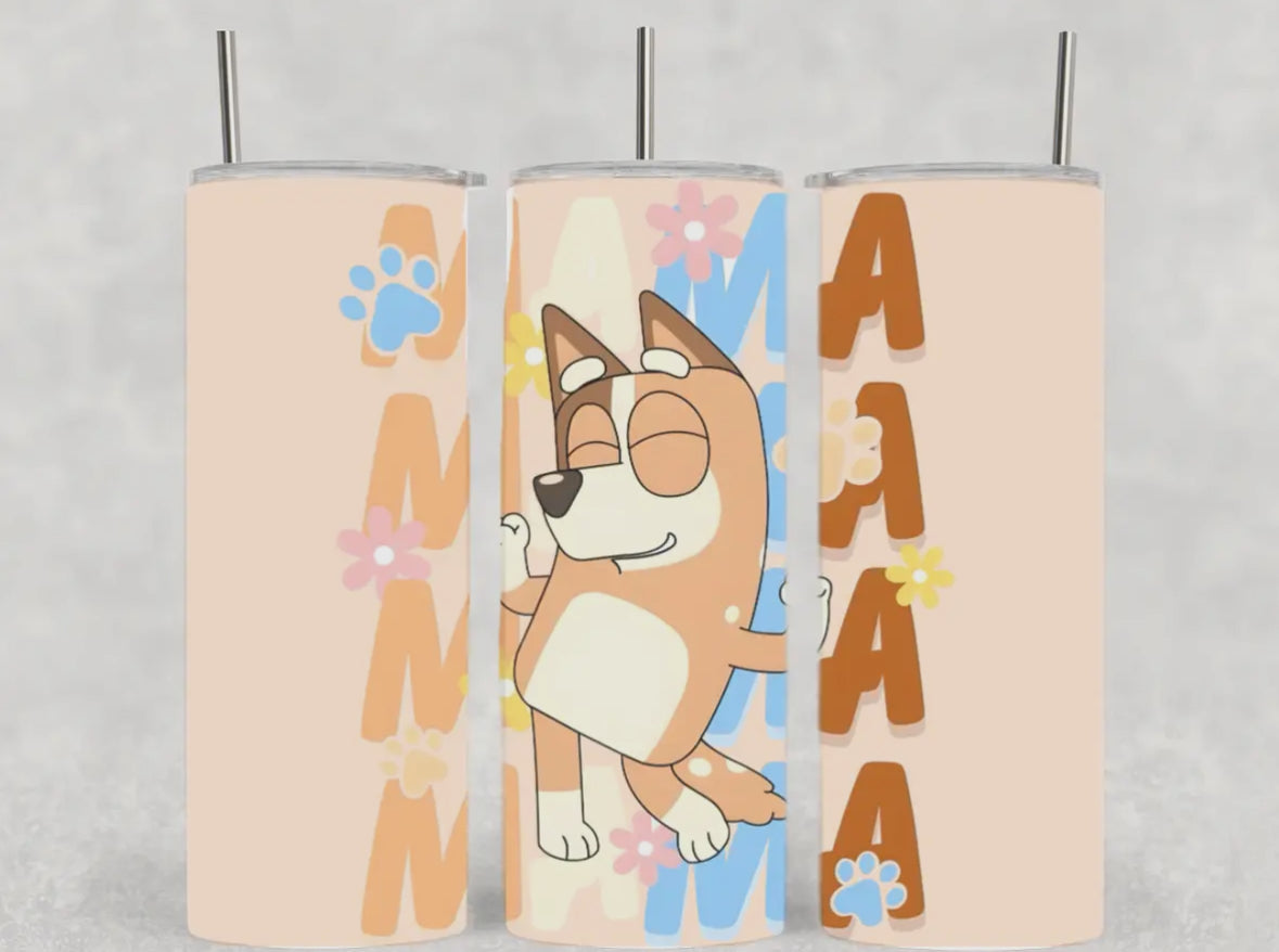 Blue Dog Mama Tumbler (Pre-Order)