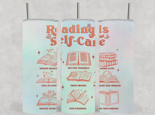 Reading Self Care Tumbler (Pre-Order)