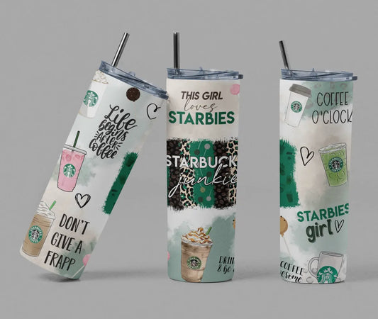 Starbies Junkie Coffee Lover Tumbler (Pre-Order)