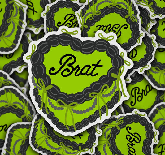Brat Cake Sticker (Pre-Order)