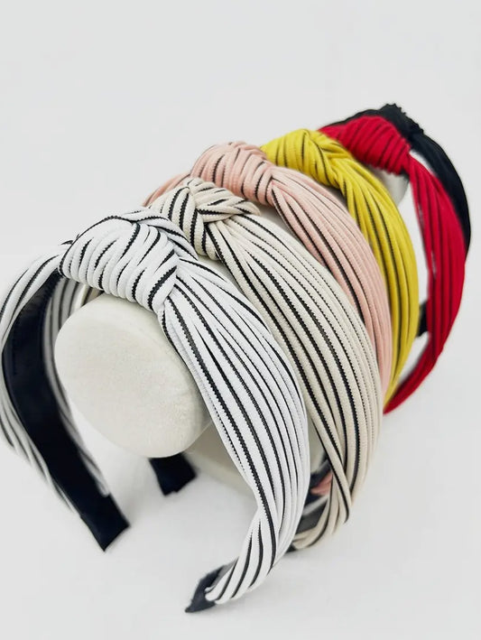 Striped Knotted Headband