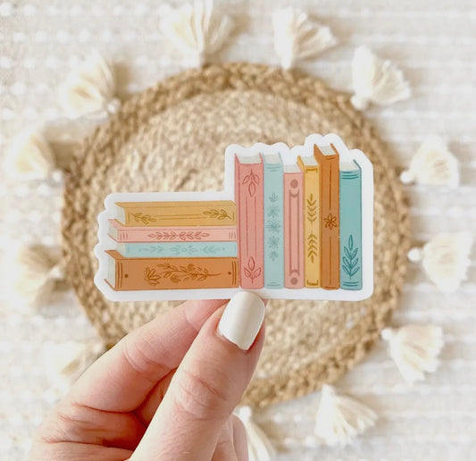 Stack of Books Sticker