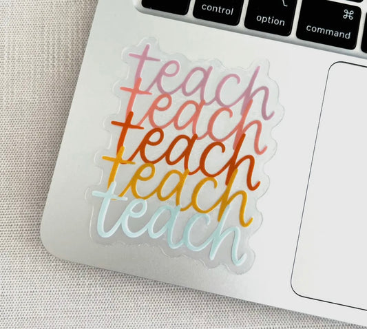Teach Sticker