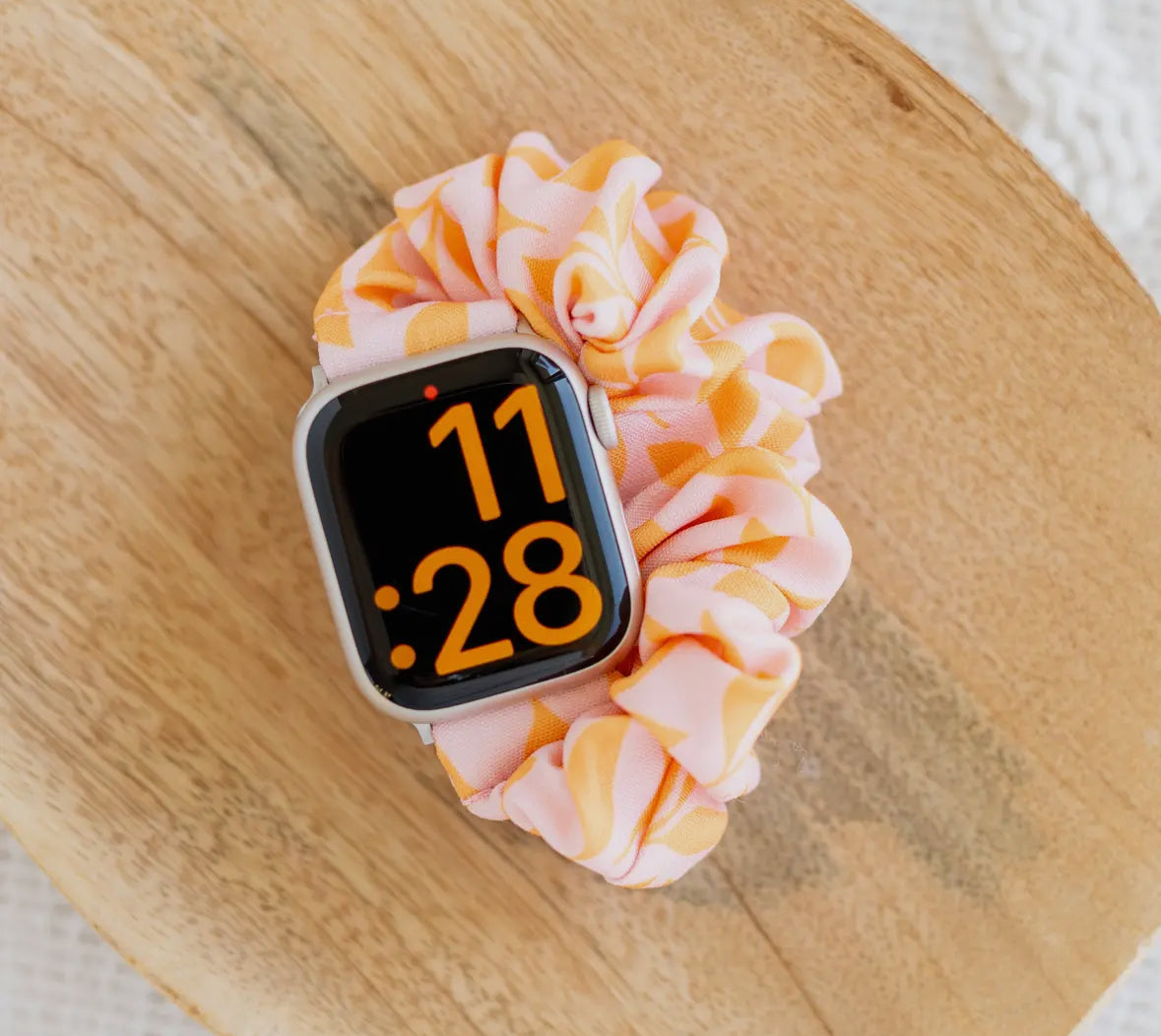 Tangerine Leaves Apple Watch Band